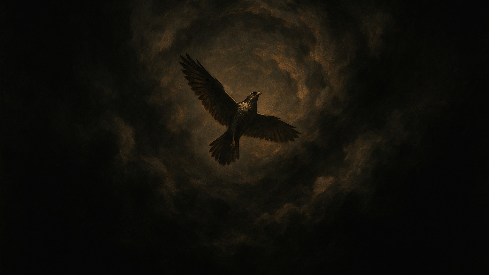Dark warm brown gradient background